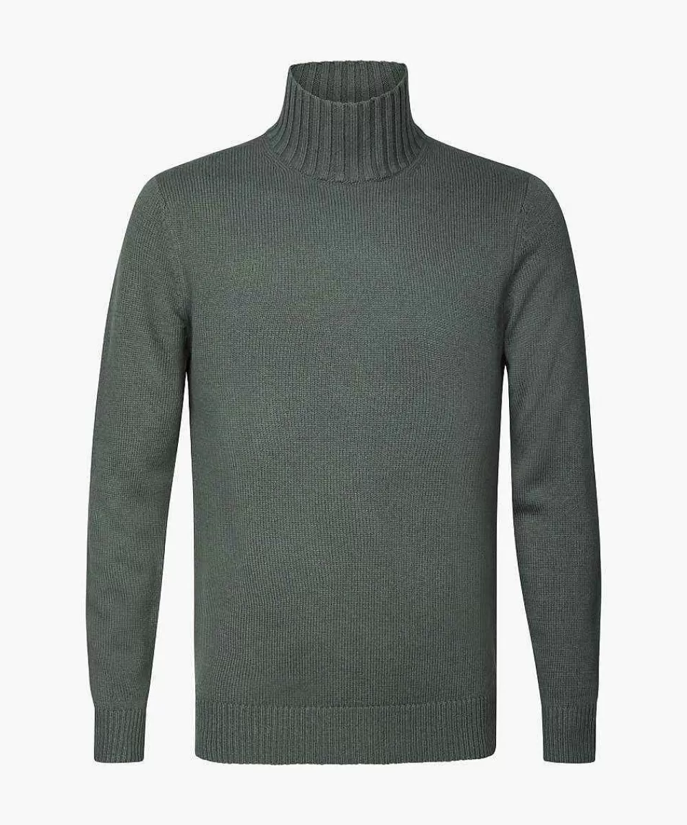 Shop Wool Mock Neck Roll Necks